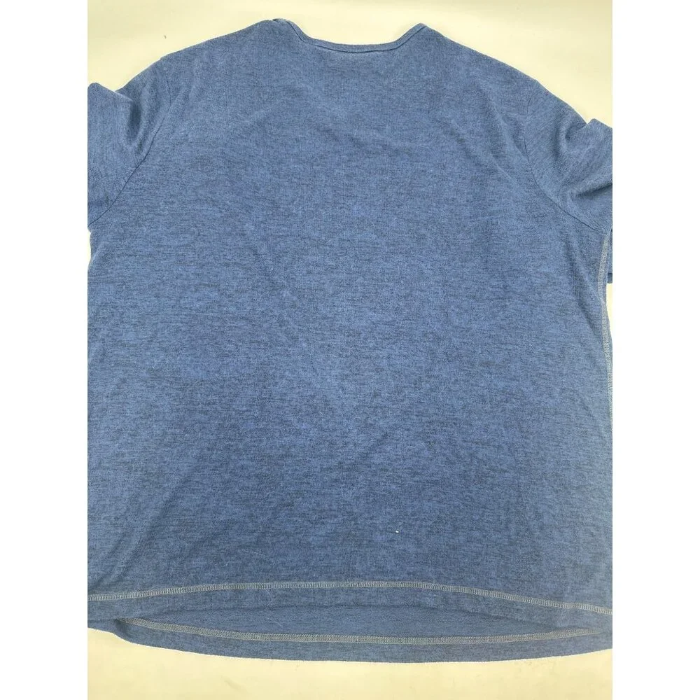 Tommy Bahama Mens 3XL Blue Heather V Neck Long Sleeve Light Sweater